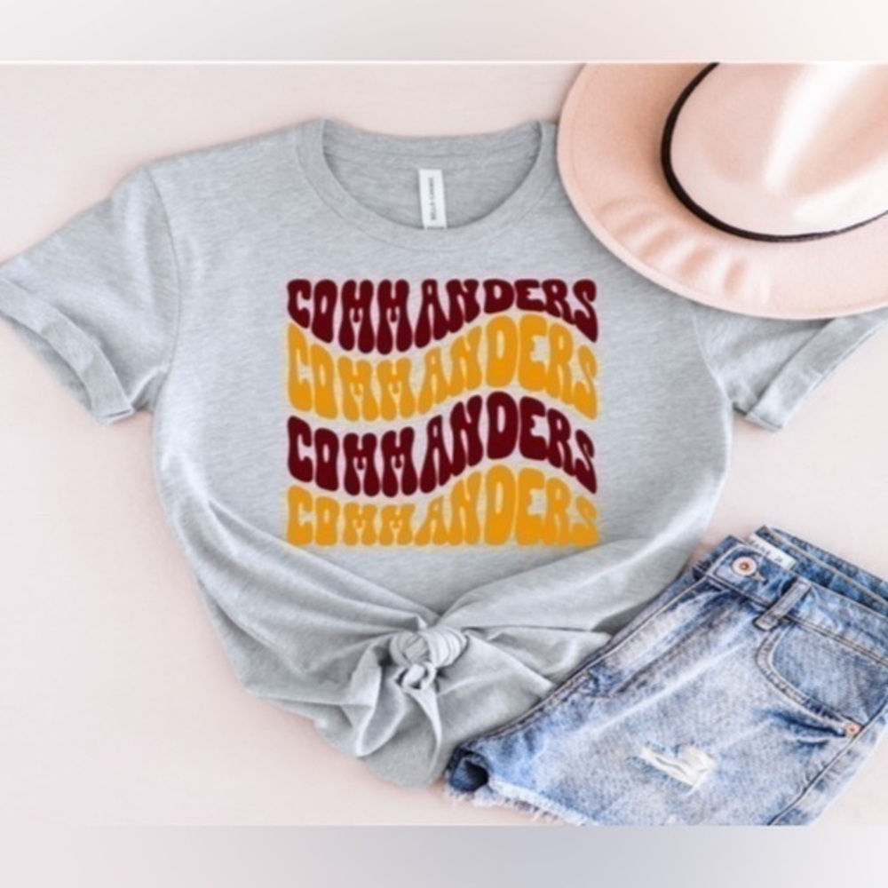 Commanders Wavy Tee